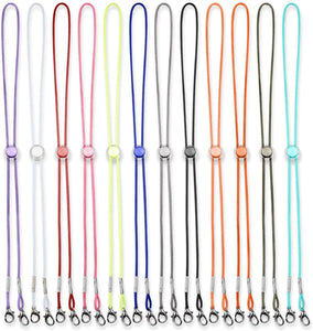 Adjustable Elastic Lanyard For Face Cover - 12 Colors Pack